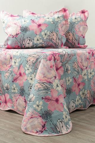 3 PIECE PROTEA CHARM POLYESTER QUILT SET