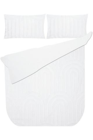 6 PIECE ARCHES TUFTED POLYESTER DUVET COVER SET
