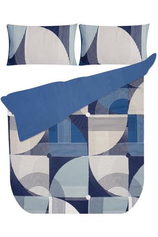 MONROE GEO POLYESTER DUVET COVER