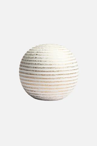 RIBBED DECO BALL