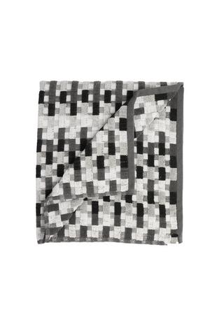 BAR STRIPE VELOUR BATH SHEET