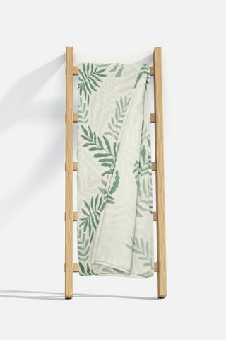 LEAVES CORAL FLEECE BLANKET 150X200CM