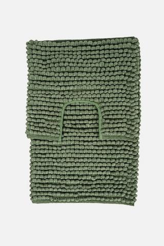 2 PIECE BOBBLE BATHMAT SET