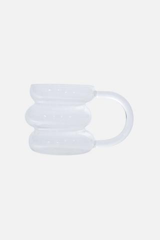 450ML GLASS BUBBLE MUG