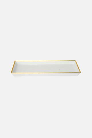 GOLD RIM SERVING PLATTER