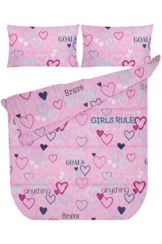 KIDS GIRLS RULE POLYESTER COMFORTER