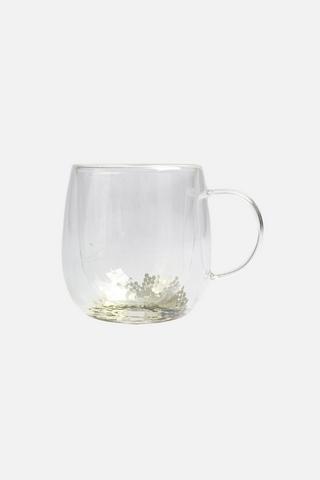 DOUBLE WALL GLASS MUG