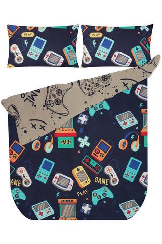 KIDS RETROGADE POLYESTER DUVET COVER