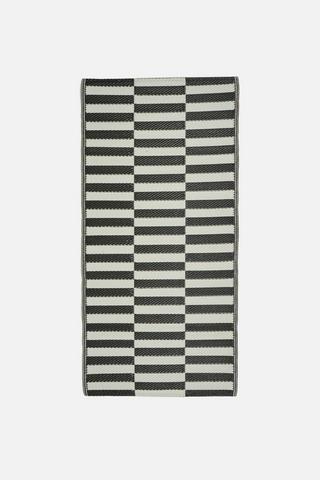 STRIPE OUTDOOR RUG RUNNER 70X140CM