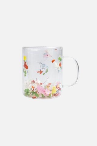 DOUBLE WALL GLASS MUG