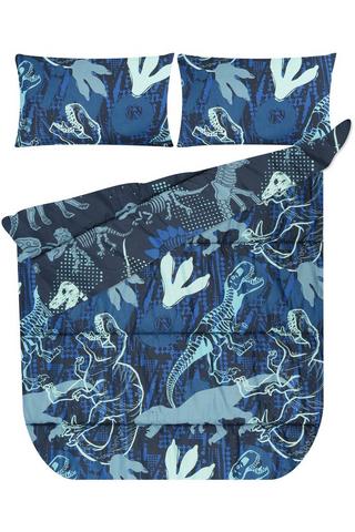 KIDS DINO CRUNCH POLYESTER COMFORTER