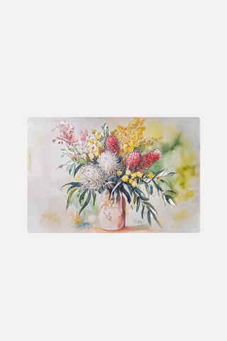 FLORAL VASE WALL ART 38X58CM