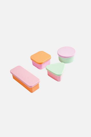 4 PIECE MINI FOOD STORAGE CONTAINER SET - 1 - Assorted