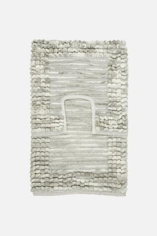 2 PIECE BOBBLE BORDER BATHMAT