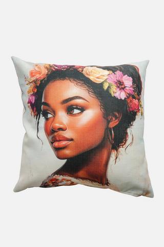 FLORAL PRINTED SCATTER 45X45CM