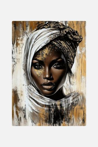GOLDEN GODESS WALL ART 38X58CM