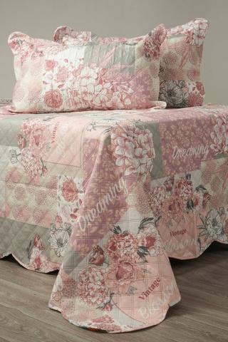 3 PIECE PATCHWORK POLYESTER QUILT SET