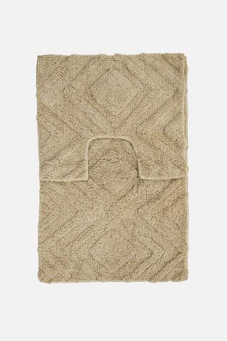 2 PIECE HILO TUFTED BATHMAT SET