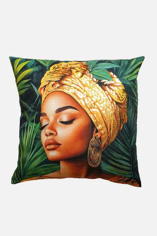 TROPICAL QUEEN PRINTED SCATTER 50X50CM