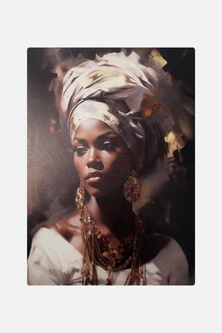 WARRIOR QUEEN WALL ART 38X58CM