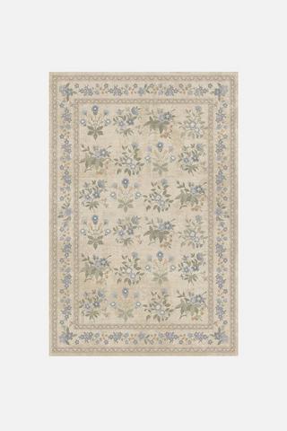 FLORAL PRINTED RUG 120X180CM