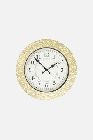 35CM TEXTURED FRAME WALL CLOCK