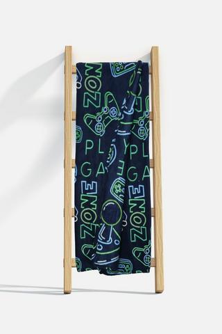 KIDS GAME PLAY CORAL FLEECE BLANKET 125X150CM