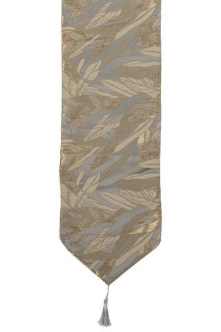 LUXE LEAF TASSEL TABLE RUNNER