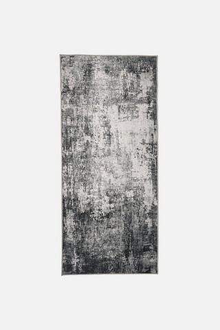 DISTRESSED MONO RUG 120X180CM