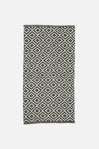 COTTON DIAMOND JACQUARD RUG 60X120CM