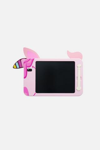 KIDS LCD UNICORN DRAWING BOARD 19X29CM