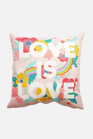 KIDS LOVE SCRIPT PRINTED SCATTER 45X45CM