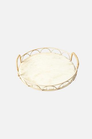 RUSTIC MARBLE DECORATIVE PLATTER