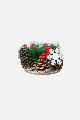 CHRISMAS SNOW CONE CANDLE HOLDER