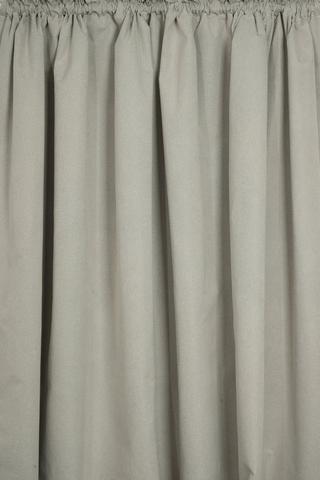 XW 100% BLACKOUT TAPED CURTAIN 270X218CM