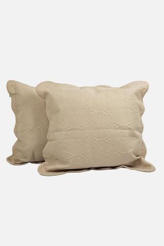 2 PACK CONTI CLASSIC QUILTED PILLOWCASES