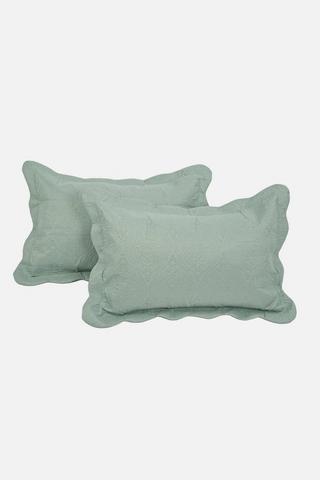 2 PACK CLASSIC QUILTED STANDARD PILLOWCASES