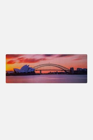 SKY CITY SCAPE WALL ART 114X4CM