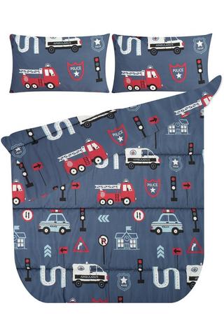 KIDS CARS POLYESTER COMFORTER