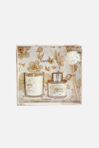 VANILLA SCENTED WAXFILL AND DIFFUSER GIFTSET