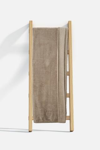 EMBOSSED FLANNEL BLANKET 180X200CM
