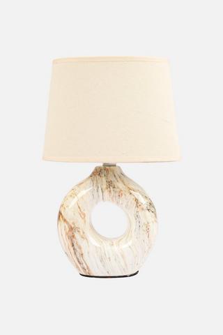 DELANEY MARBLE DONUT LAMPSET