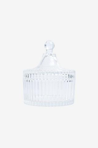 GLASS TRINKET JAR