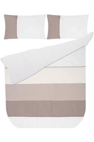 COPENHAGEN EMBOSSED POLYESTER DUVET COVER