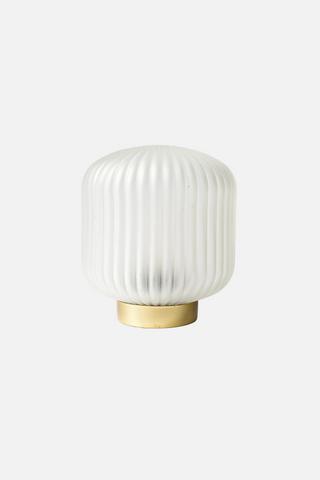 BATTERY OPERATED FROST LED LAMP