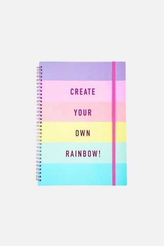 A4 COLOURFUL NOTEBOOK - 1 - Multi