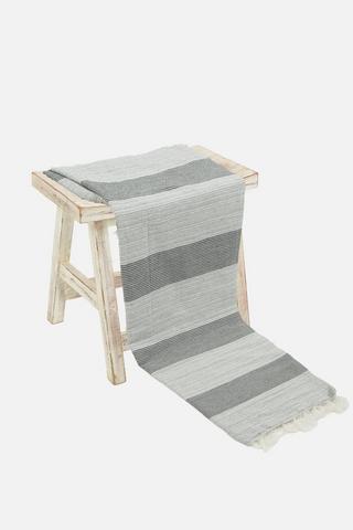 TEXTURED STRIPE THROW 140X180CM