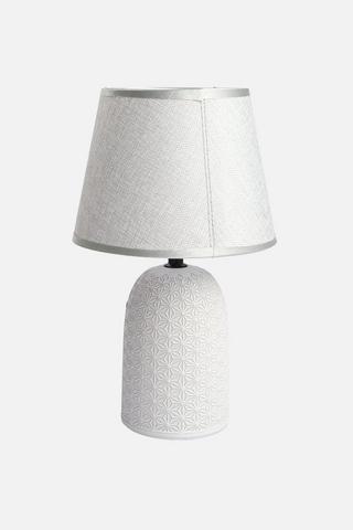 CLARA EMBOSSED LAMPSET