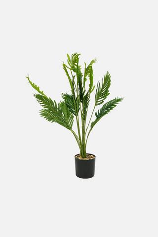 POTTED ROYAL PALM FAUX PLANT