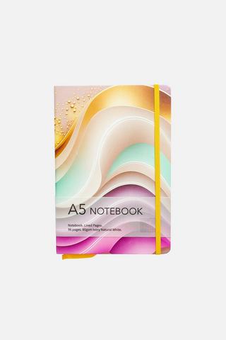 A5 WAVES NOTEBOOK